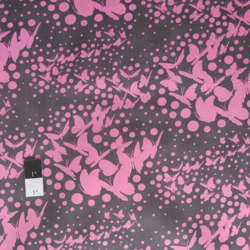 Tula Pink PWTP059 Moon Shine Swarm Charcoal Cotton Fabric By The Yard