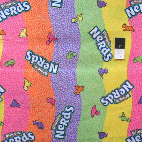 Springs Creative Nestle Rainbow Nerds Cotton Fabric By Yard