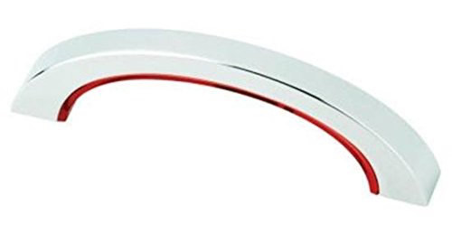 P30246C-102 Color Pop Chrome & Red Cabinet Drawer Pull