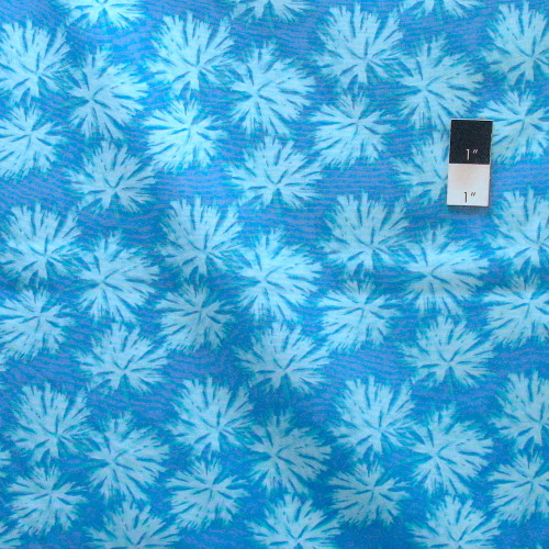 Nel Whatmore PWNW084 Ghost Geranium Blue Cotton Fabric By Yard