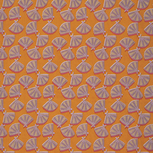 Nel Whatmore PWNW068 Orient Fan Sunset Cotton Fabric By Yard