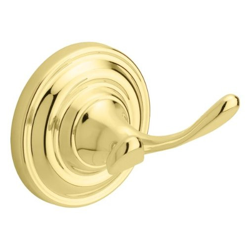 Delta 138276 Greenwich Bath Robe Hook Polished Brass Finish