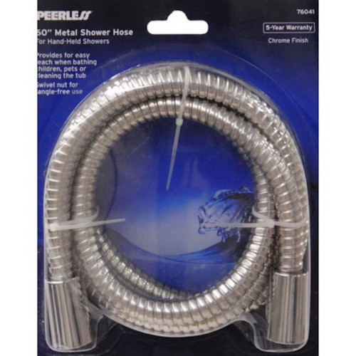 Peerless 76041 60" Replacement Metal Hose For Hand Held Showers