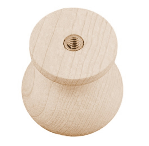 Liberty PN1051M-UN Maple Spice Unfinished Wood 1" Cabinet Drawer Knob LOT OF 100