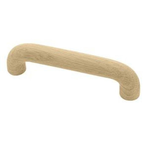 Liberty P10105-OAK 3 3/4" Unfinished Oak Wood Cabinet Drawer Pull 2 Pack