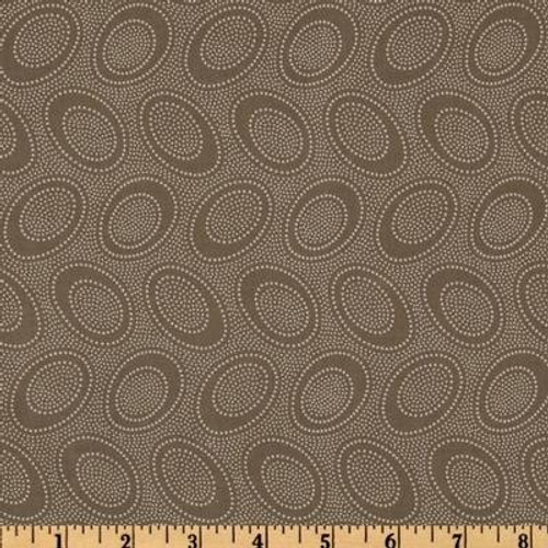 Kaffe Fassett GP71 Aboriginal Dot Taupe Cotton Fabric By The Yard