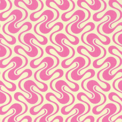 Heather Bailey Hello Love PWHB079 Twist & Shout Pink Cotton Fabric By The Yard