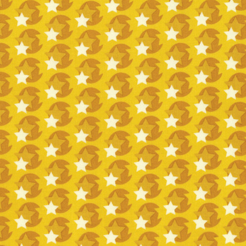 Heather Bailey Hello Love PWHB080 Pop Star Yellow Cotton Fabric By The Yard