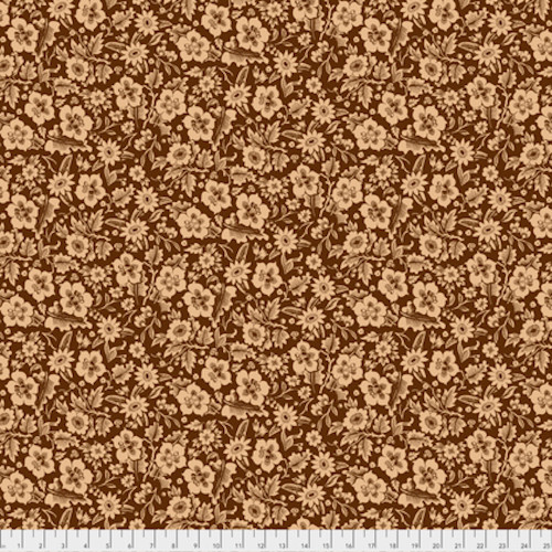 Free Spirit Boston Commons PWFS037 Mayflower Brown Cotton Fabric By The Yard