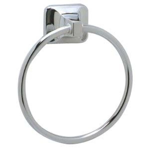 Futura Bath Towel Ring Chrome Finish