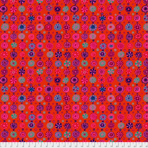 Kaffe Fassett PWGP166 Whirligig Tomato Cotton Quilting Fabric By The Yard