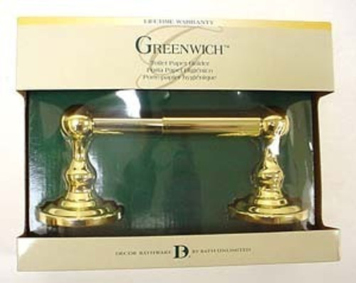 Greenwich Bath Tissue Holder Brass Finish