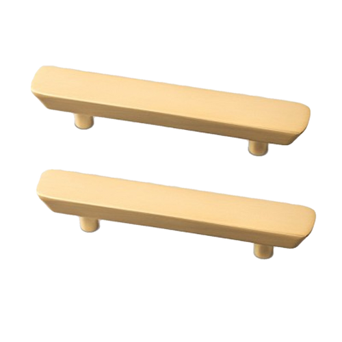 Threshold™ 085-03-1879 Brushed Brass Gathered Cabinet & Drawer Pull 2 Pack