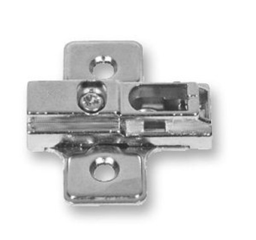 H71014-NP 2mm Mounting Plate for 35mm Hinge Nickel Plate Set of 2