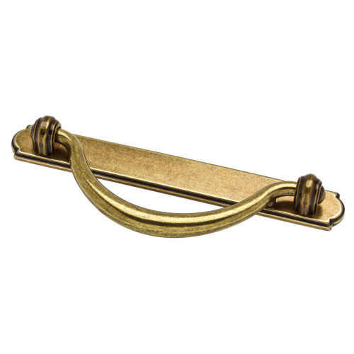 Martha Stewart P37129C-474 Bedford Brass 3 3/4" Country Bail Cabinet Drawer Pull