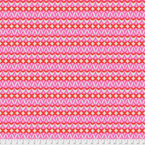 Shannon Newlin Garden Dreams PWSN0015 Watermelon Pink Cotton Fabric By Yd