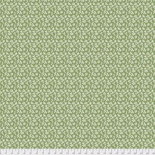 Coats PWCC012 Daisy Daze Ditsy Green Cotton Quilting Fabric By Yd