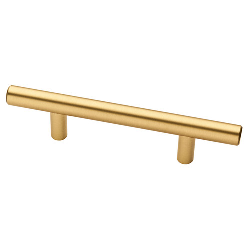 Brainerd BAR076W-117 3" European Bayview Brass Bar Drawer Pull 6 Pack