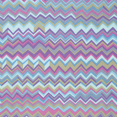 Brandon Mably PWBM043 Zig Zag Grey Quilting Cotton Fabric By The Yard