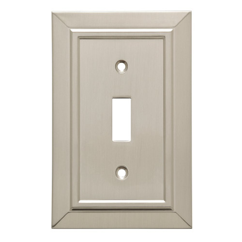 Franklin Brass W35217-SN  Satin Nickel Architect Single Switch Cover Plate