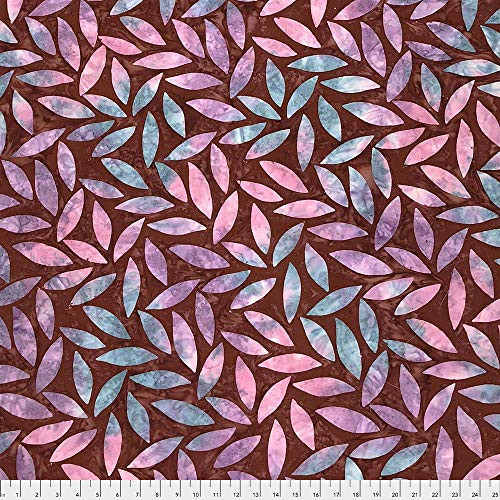 Kaffe Fassett BKKF007 Artisan Batik Tumbling Leaf Indigo Cotton