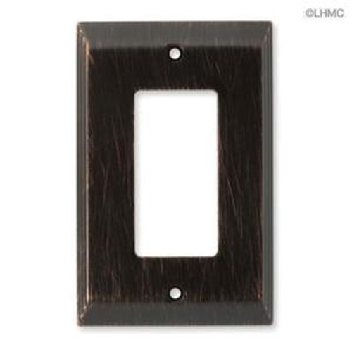 126407 Stately Venetian Bronze Single GFCI Outlet Cover Wall Plate