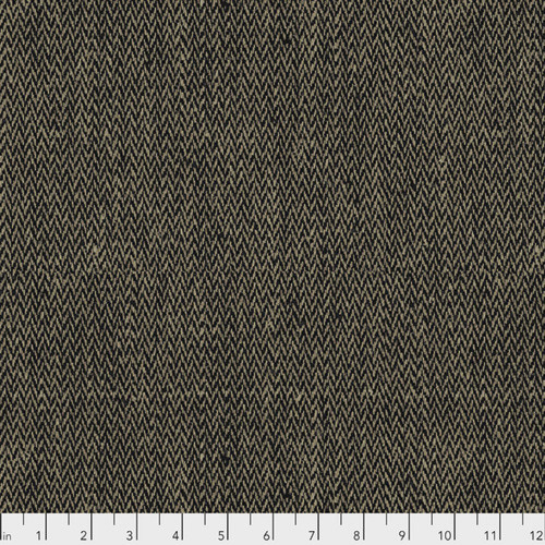 Morris & Co PWWM020 Montagu Brunswick Weave Charcoal Fabric By Yard