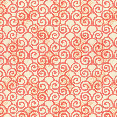 Studio e Color My World 4911-30 Orange Swirl Cotton Fabric By The Yard