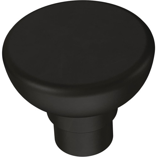 Liberty P40051C-FB  1 1/4" Industrial Trunk Knob Flat Black Finish