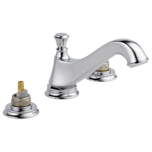 Delta Cassidy 3595LF-MPU 8" Widespread Bath Faucet w/ Metal Drain Assembly Chrome (Handles Not Included)