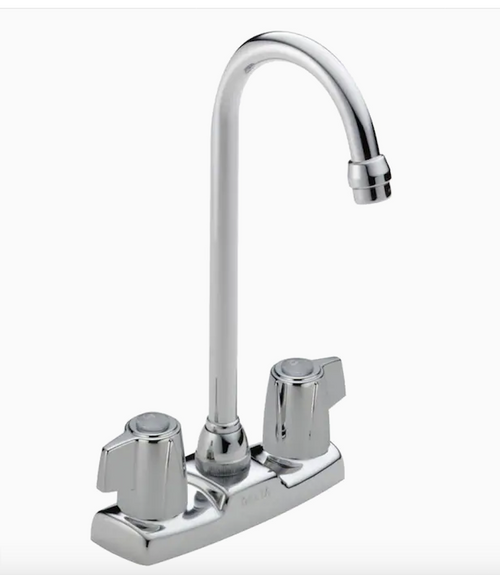 Delta 2171LF Two Handle Blade Bar Prep Sink Faucet Chrome Finish