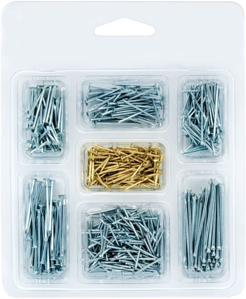 Project Basics 129721 575 Piece Nail & Brad Assortment