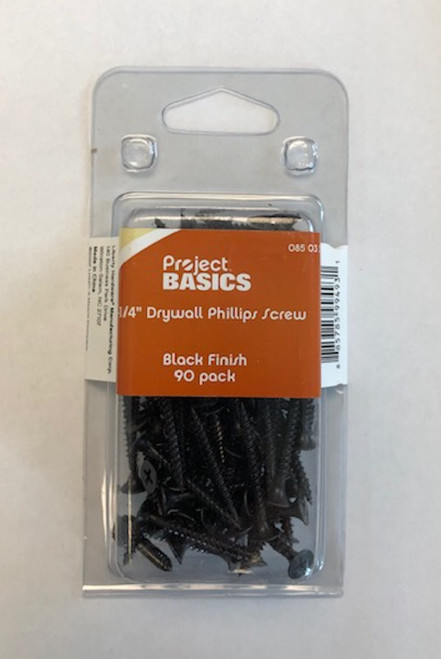 Project Basics 085-03-3363 90 Pack 1 1/4" Drywall Phillips Screw