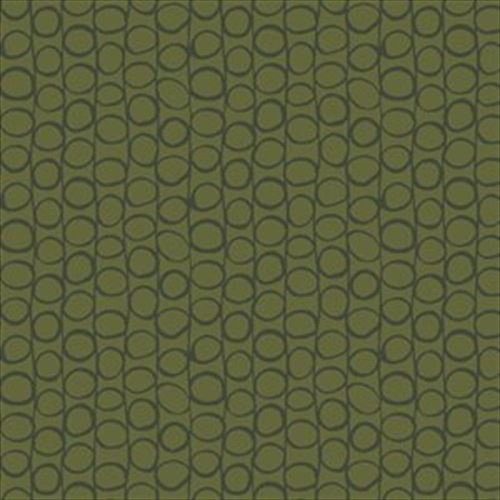 Stof Fabrics 4512-441 Dot Mania Pebbles Olive Cotton Fabric By The Yard