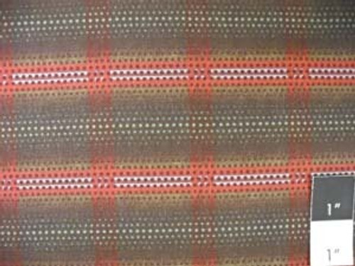 LeRouvray Encore Plaid Burgundy Fabric By Yard