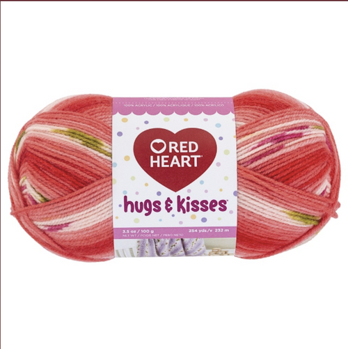 Red Heart Hugs & Kisses Salmon Knitting & Crochet Yarn