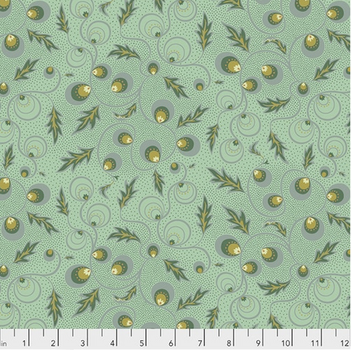 Free Spirit Kathy Doughty New Vintage PWMO044 Passion Vine Caribbean Cotton Fabric by Yd