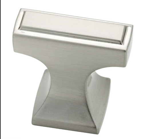 Liberty P24080W-SN Rectangular Platform Cabinet Drawer Knob Satin Nickel