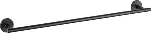 Delta Trinsic 759240-BL Bath 24" Towel Bar Flat Black Finish