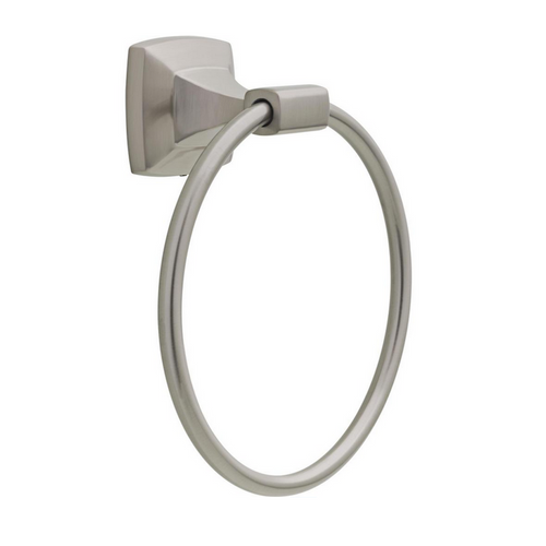 Delta PWD46-BN Portwood Bath Towel Ring Satin Nickel Finish