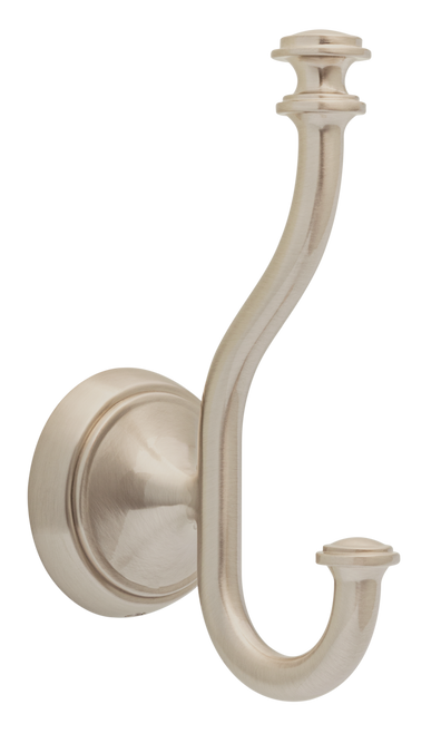 Better Homes & Gardens BHGV35-SN Safford Bath Towel & Robe Hook Satin Nickel