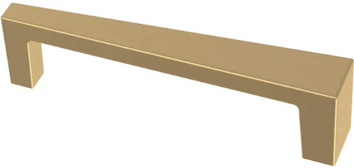 Franklin Brass P40828K-117 3 3/4" Angled Brushed Brass Cabinet Pull 10 Pack