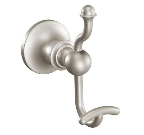 Moen DN4403BN VALE Bath Towel & Robe Hook Brushed Nickel Finish