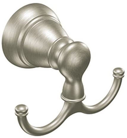 Moen Y2603BN Banbury Bath Towel & Robe Hook Brushed Nickel Finish