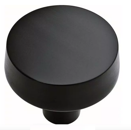 Liberty P34942-FB 1 3/8" Soft Modern Flat Black Cabinet & Drawer Knob