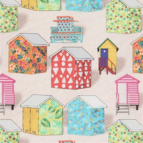 Stof of France Plage Cabana Cotton Quilting Fabric By The Yard