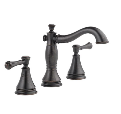 Delta 3597LF-RBMPU Cassidy 8" Widespread Bath Faucet Venetian Bronze