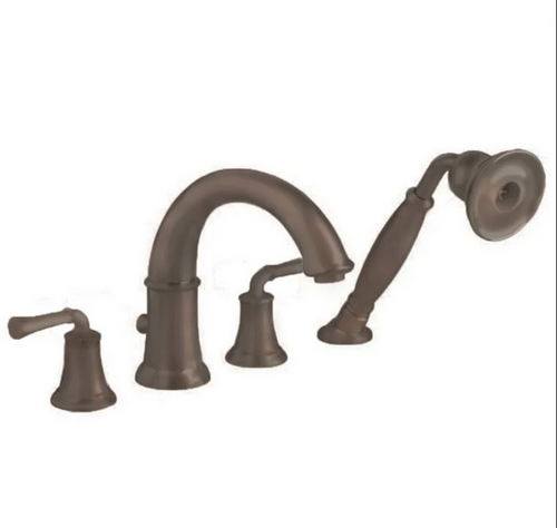 American Standard Portsmouth Deck-Mount Tub Filler w/ Personal Shower Oil Rubbed Bronze