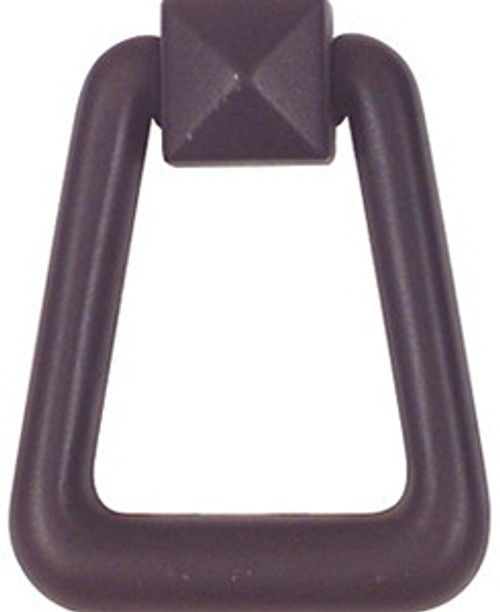 PN0745-MIB Matte Black Trapezoid Pendant Cabinet Drawer Pull