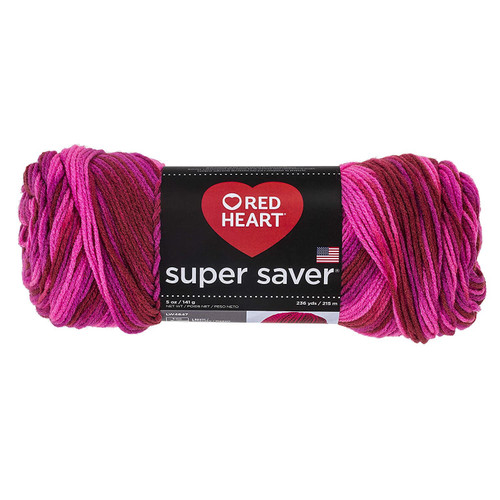 Red Heart Super Saver Candy Print Knitting & Crochet Yarn